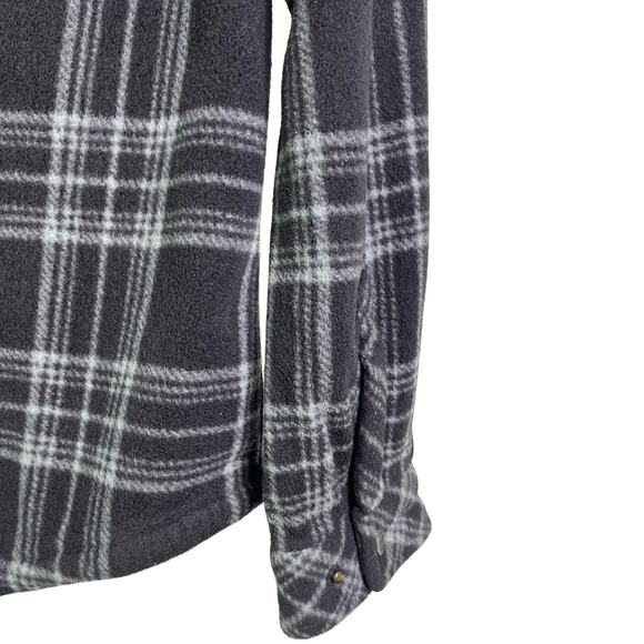 O'Neill Shirt Boys XL Dark Gray Super Fleece Snap Front Standard Fit Outdoorsy - Picture 7 of 10